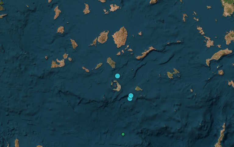 Σεισμός 3,8 Ρίχτερ τα ξημερώματα κοντά στην Ανάφη