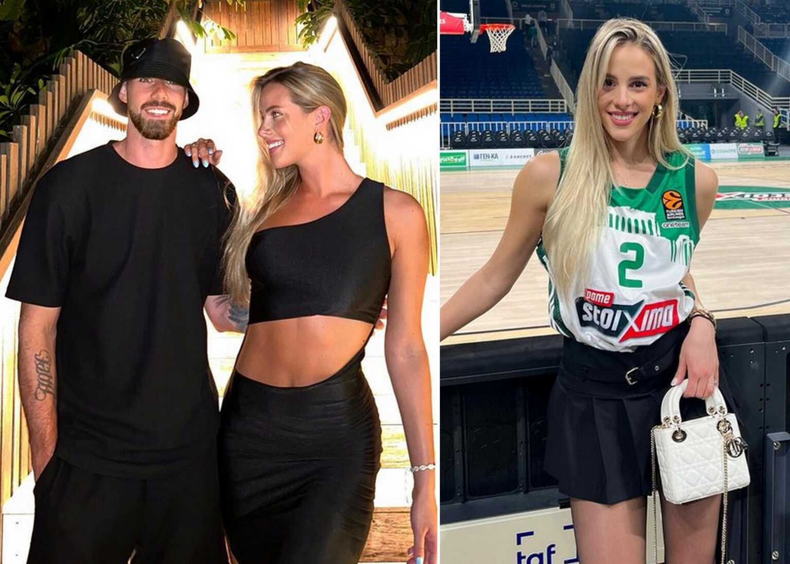 Μιλίτσα Τάσιτς Η σύντροφος του Λούκα Βιλντόσα φωτογραφήθηκε με φανέλα του Παναθηναϊκού στο ΟΑΚΑ