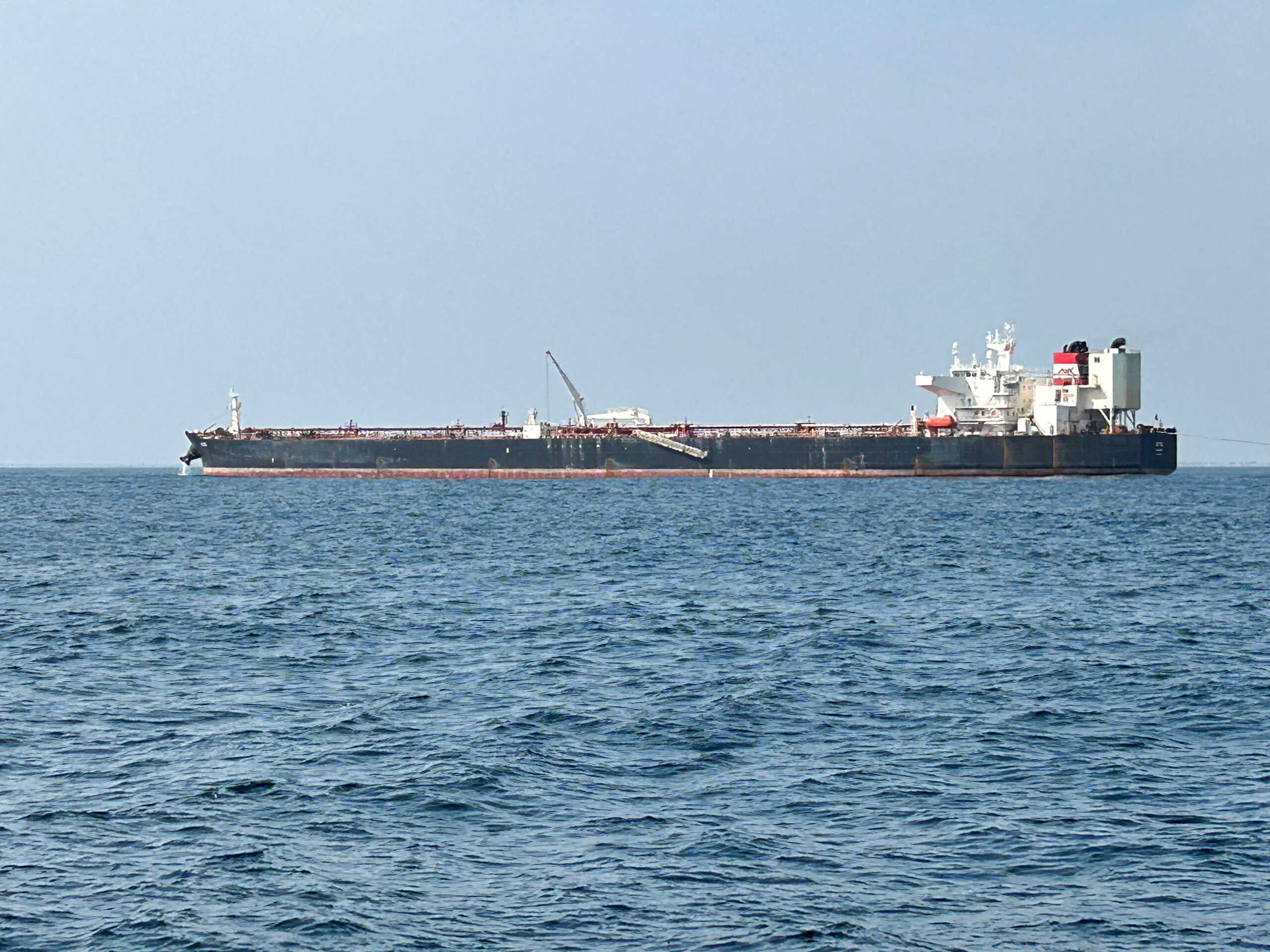 Crude oil tanker Otis delivers crude oil for Dangote Refinery in Lagos, Nigeria December 9, 2023. REUTERS