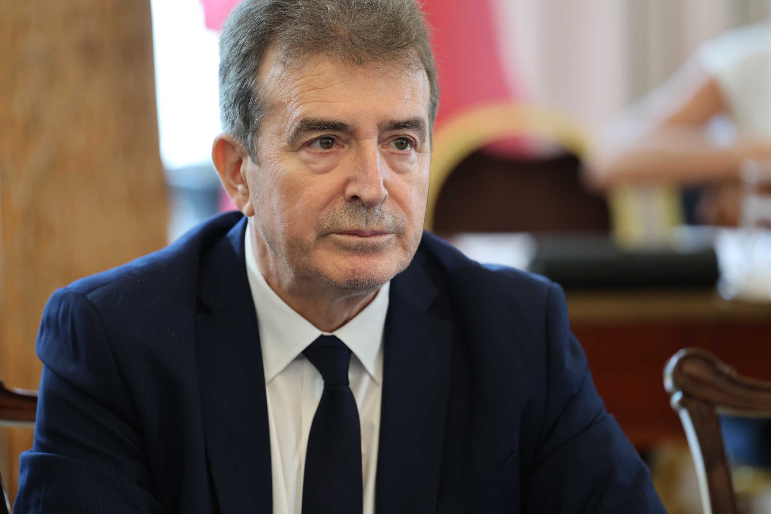 Συνεδρίαση  του Υπουργικού Συμβουλίου υπό τον Πρωθυπουργό Κυριάκο Μητσοτάκη στο Μέγαρο Μαξίμου. Παρασκευή 1 Σεπτεμβρίου 2023  (ΓΙΩΡΓΟΣ ΚΟΝΤΑΡΙΝΗΣ