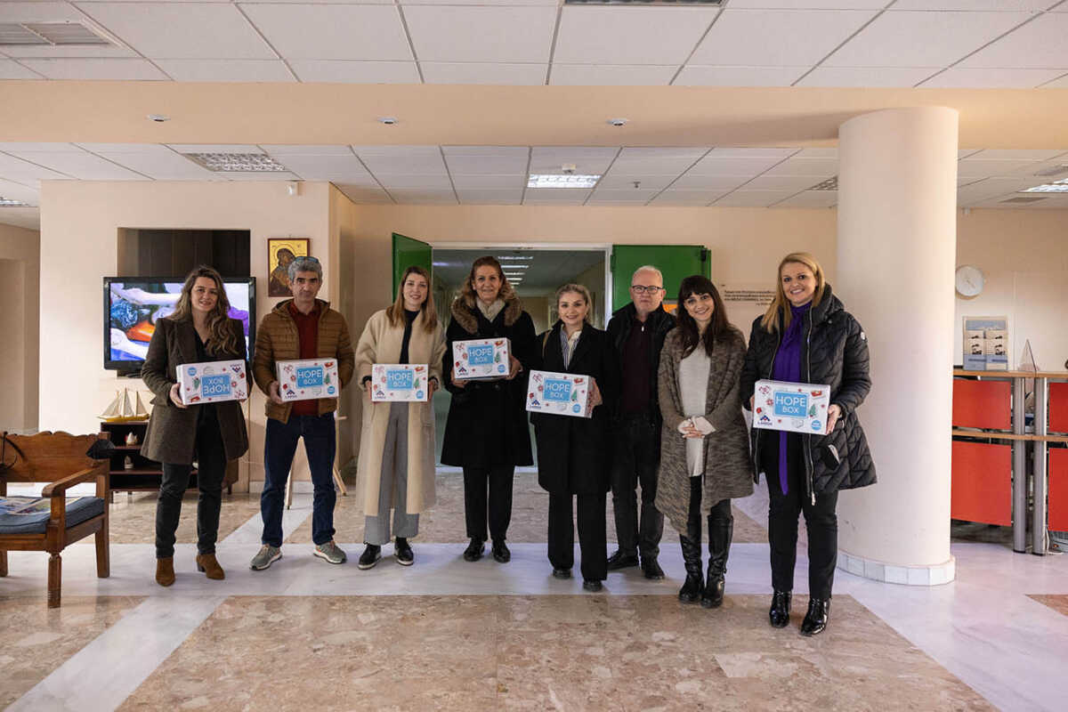 «ΗOPE Boxes» με 15 τόνους τροφίμων σε 11 Οργανισμούς προσέφερε η LAMDA Development