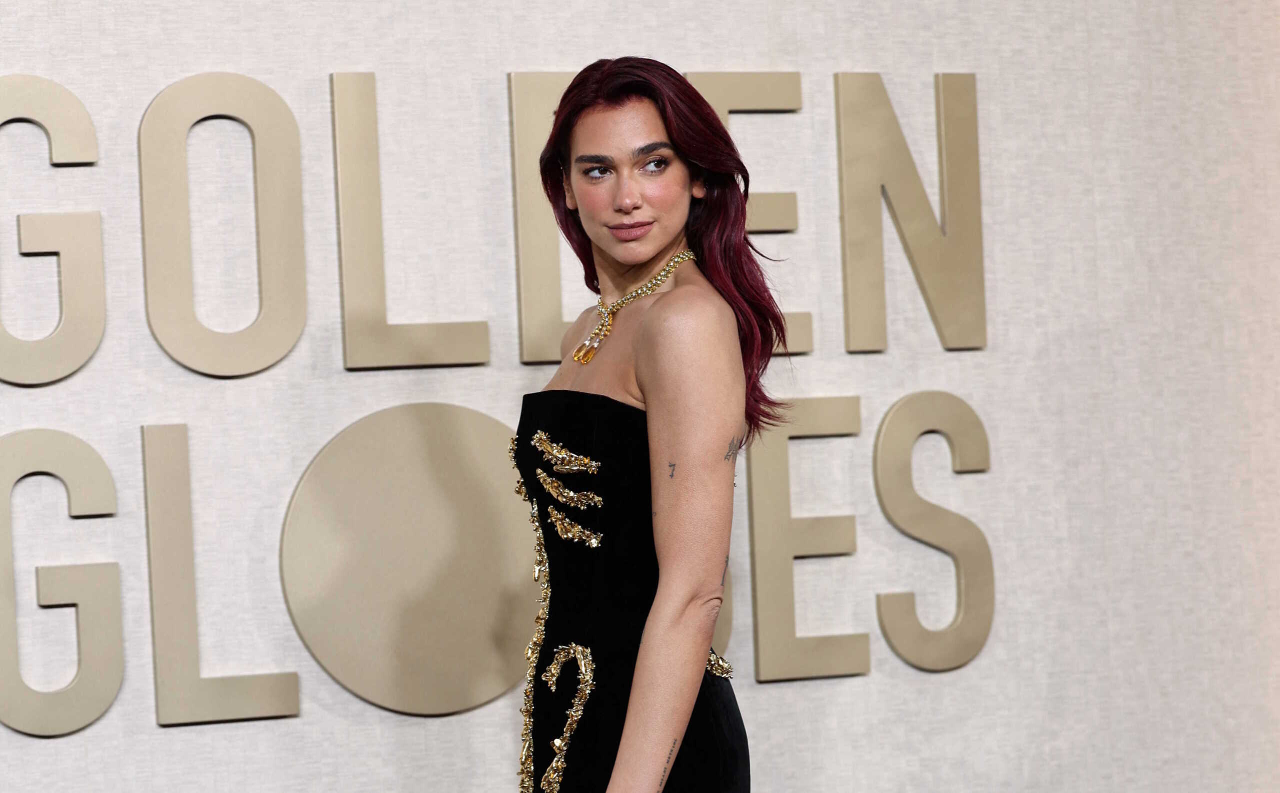 Dua Lipa attends the 81st Annual Golden Globe Awards in Beverly Hills, California, U.S., January 7, 2024. REUTERS