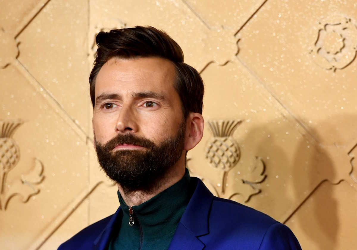 epa07222495 British actor David Tennant arrives at the European premiere of 'Mary Queen of Scots' in Leicester square in London, Britain, 10 December 2018.  EPA