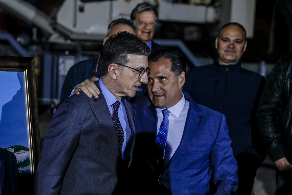 Εκδήλωση του Υπουργείου Ανάπτυξης και Επενδύσεων για την παρουσίαση του Κυβερνητικού Έργου στους τομείς των επενδύσεων και της ανάπτυξης που θα πραγματοποιηθεί στις εγκαταστάσεις των Ναυπηγείων Ελευσίνας.  Τετάρτη 19 Απριλίου 2023  (ΓΙΩΡΓΟΣ ΚΟΝΤΑΡΙΝΗΣ