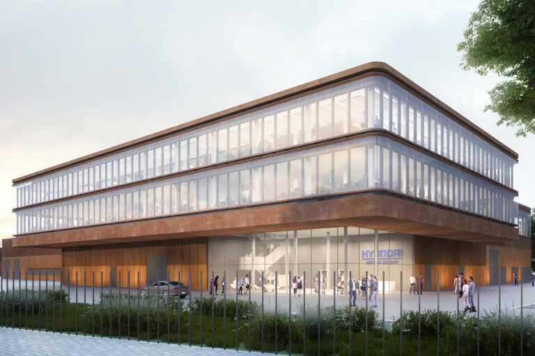 Ξενικά η κατασκευή του νέου ερευνητικού κέντρου της Hyundai Motor Europe