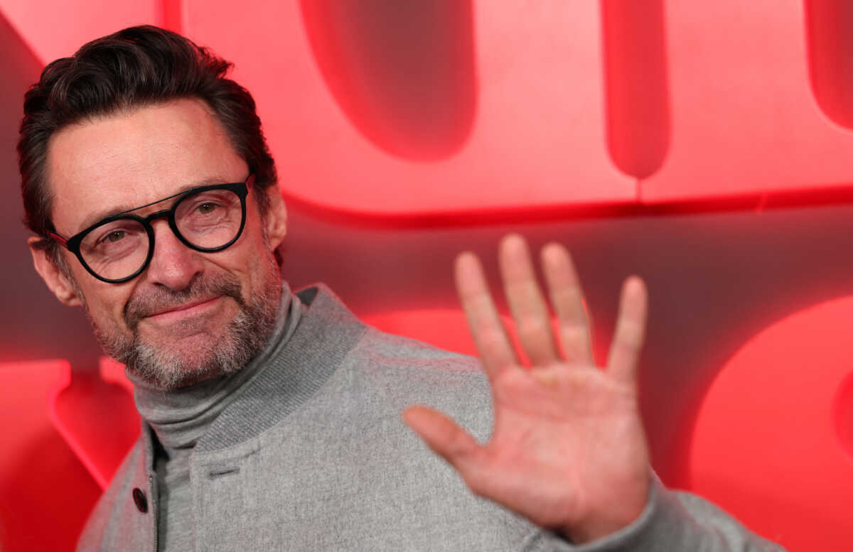Actor Hugh Jackman attends the opening night for 'Stranger Things: The First Shadow' at Phoenix Theatre in London, Britain, December 14, 2023. REUTERS