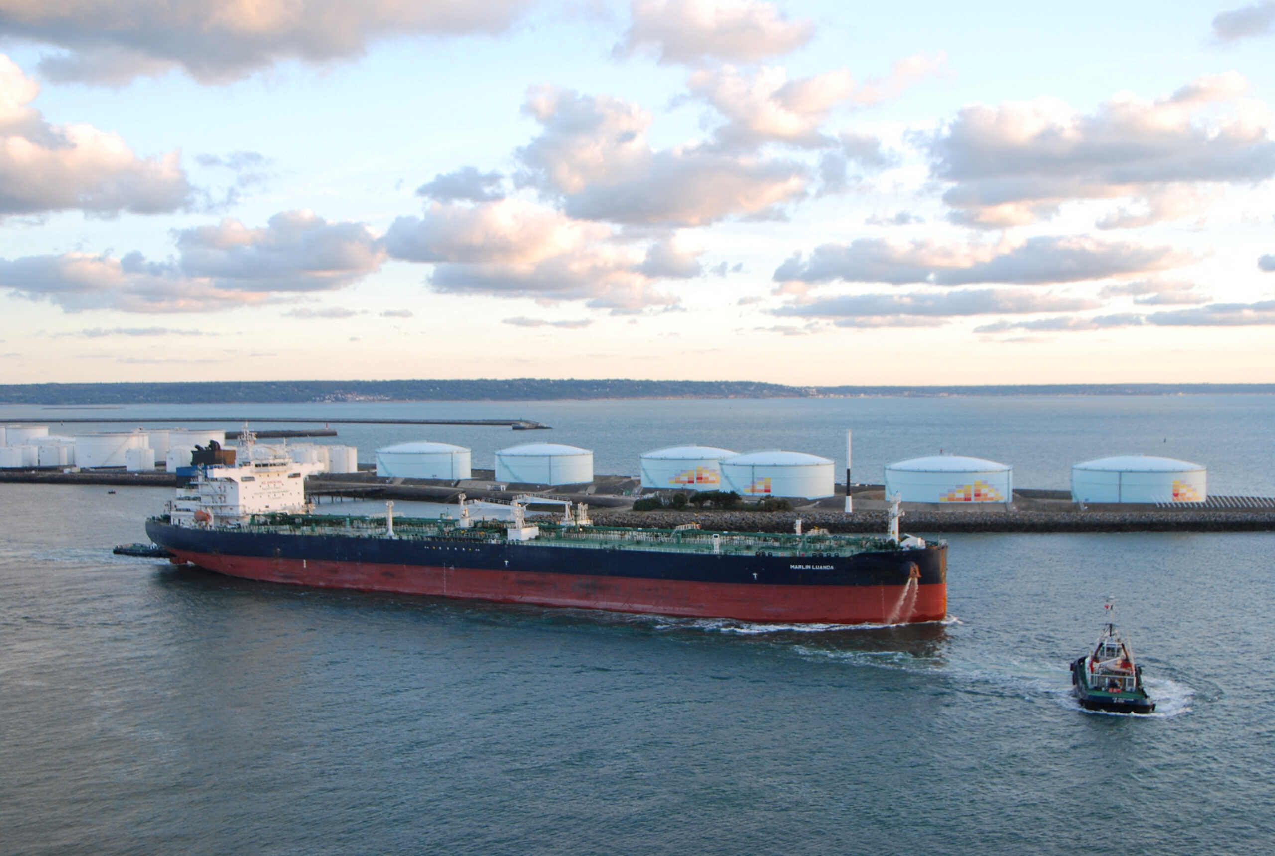 Marshall Islands-flagged tanker Marlin Luanda is pictured in Le Havre, France, September 17, 2022. Guedez Gwen