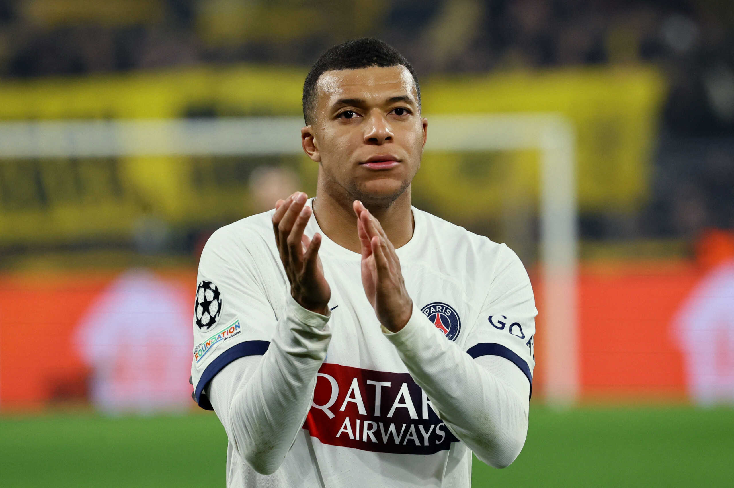 Soccer Football - Champions League - Group F - Borussia Dortmund v Paris St Germain - Signal Iduna Park, Dortmund, Germany - December 13, 2023 Paris St Germain's Kylian Mbappe after the match REUTERS