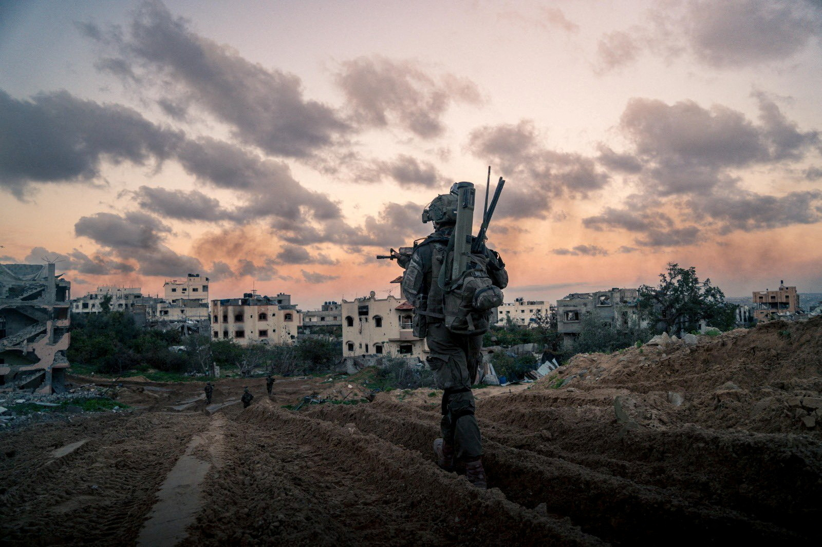 Israeli soldiers operate in the Gaza Strip amid the ongoing conflict between Israel and the Palestinian Islamist group Hamas, in this handout picture released on January 16, 2024. Israel Defense Forces