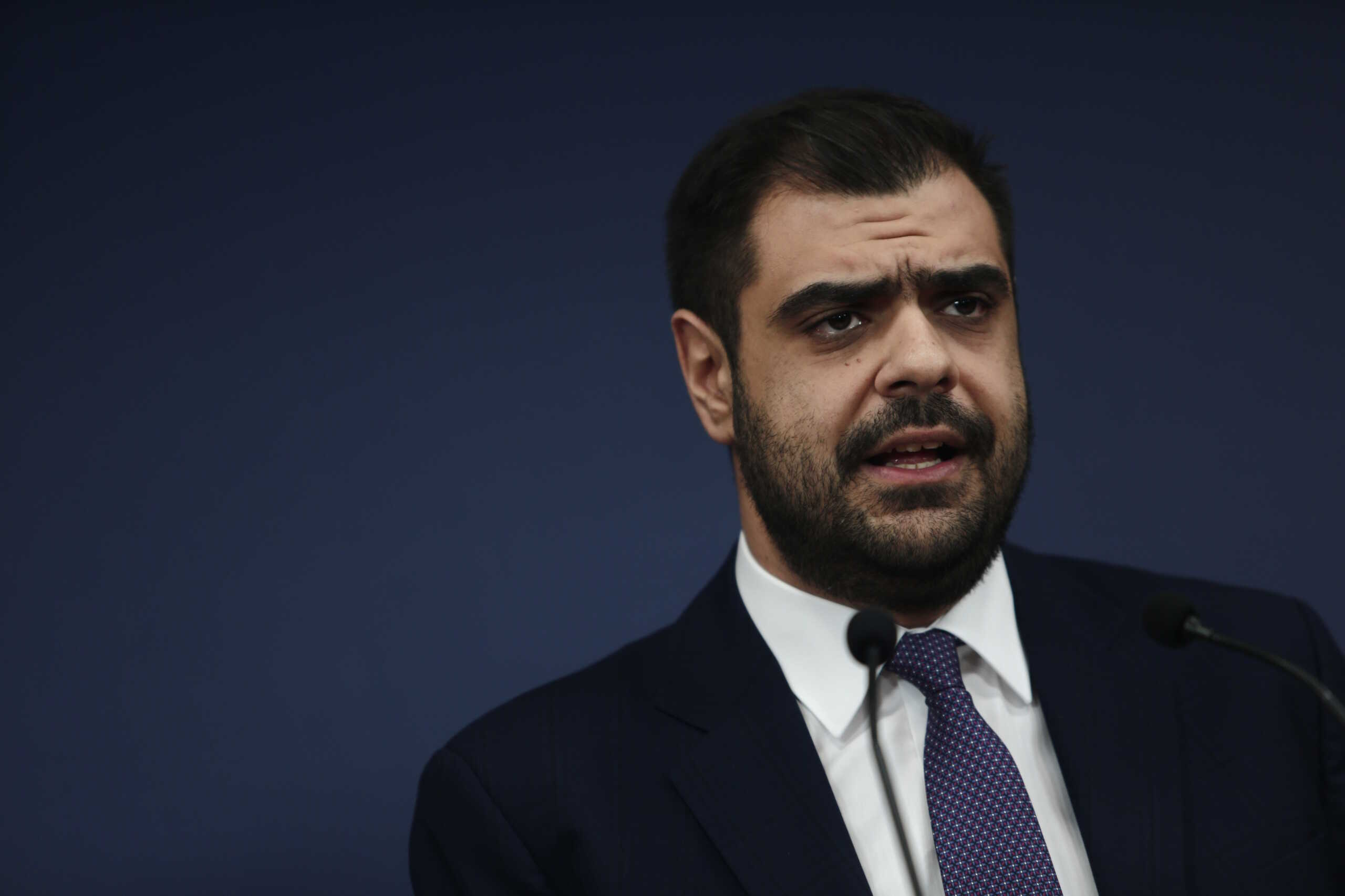 Ενημέρωση των πολιτικών συντακτών και των ανταποκριτών ξένου Τύπου από τον Κυβερνητικό Εκπρόσωπο Παύλο Μαρινάκη. Δευτέρα 18 Δεκεμβρίου 2023.
(ΚΩΣΤΑΣ ΤΖΟΥΜΑΣ