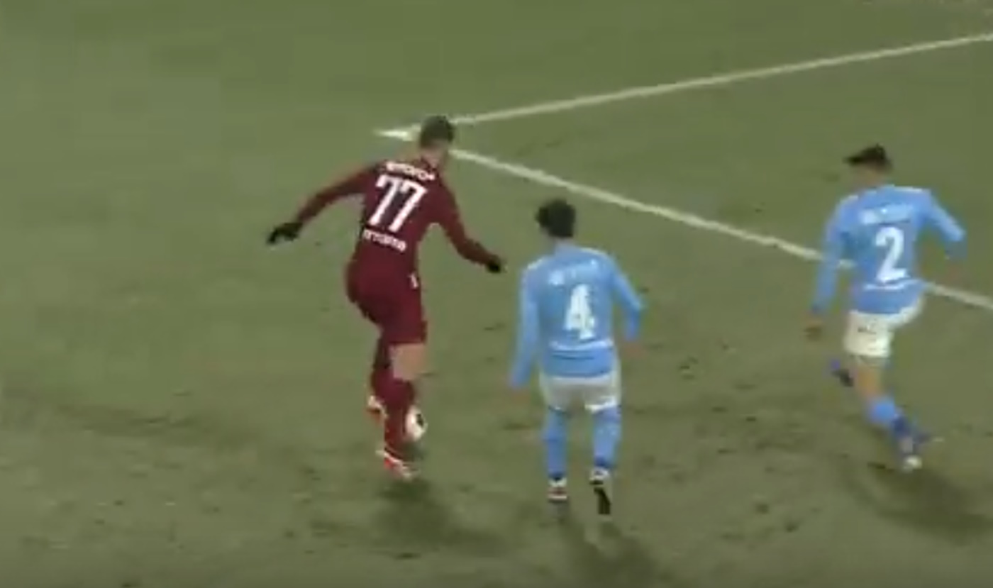 Ο Παναγιώτης Ταχτσίδης σκόραρε στο 4-1 της Κλουζ επί της Βολουντάρι
