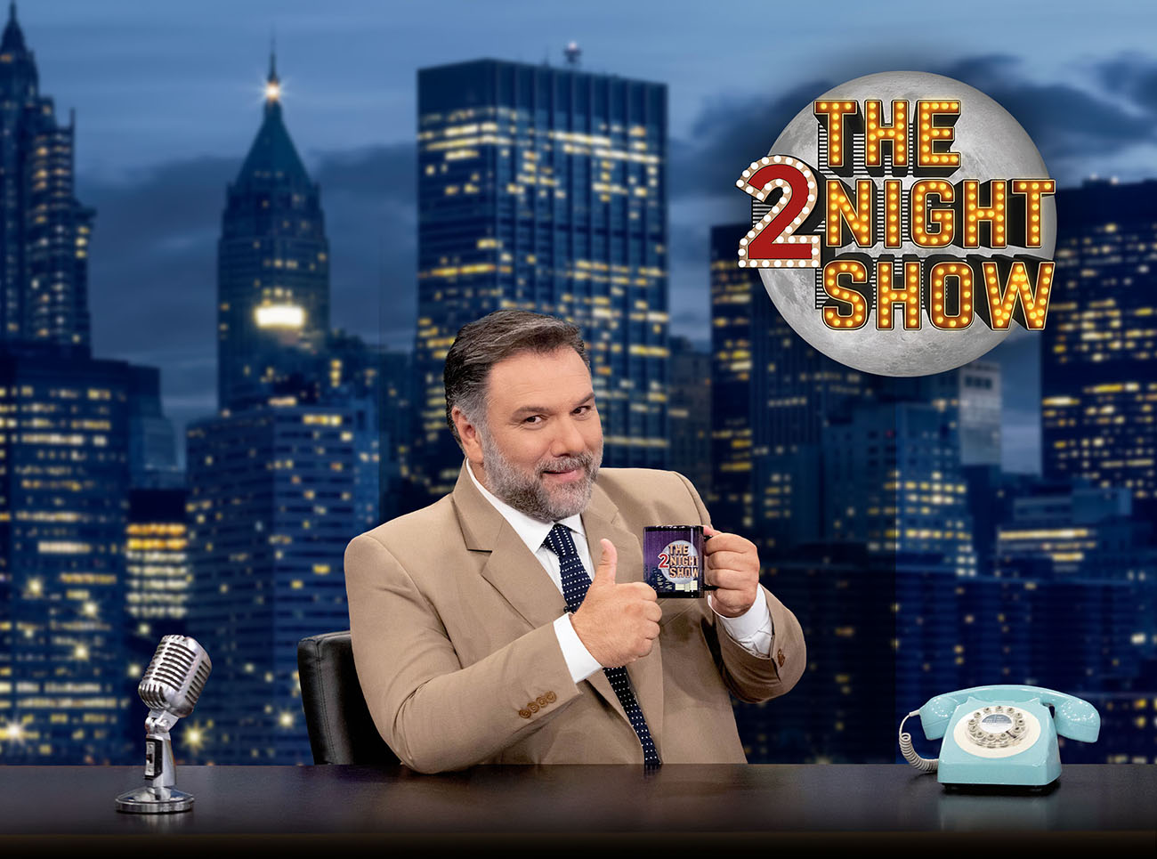 Γρηγόρης Αρναούτογλου με «The 2Νight Show» κάθε Δευτέρα, Τρίτη και Τετάρτη