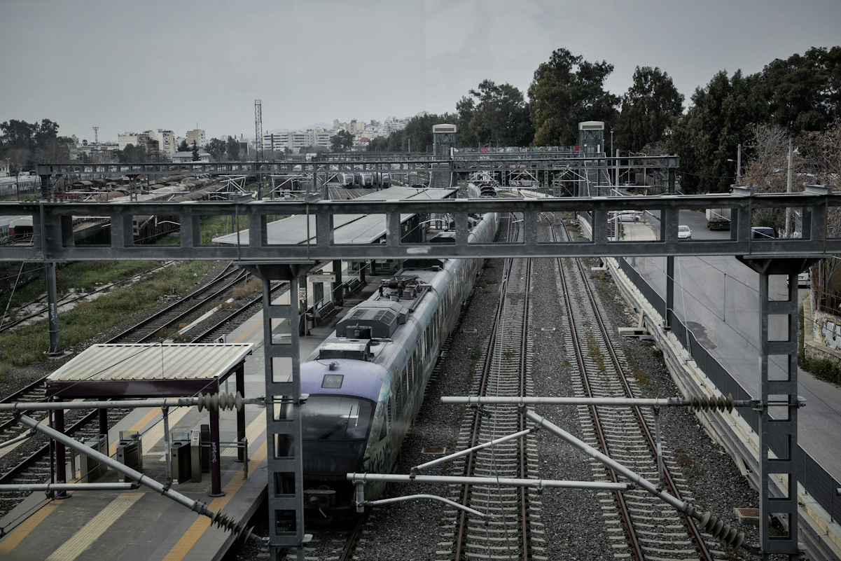 24ωρη πανελλαδική απεργία των εργαζομένων στον σιδηρόδρομο, Παρασκευή 3 Μαρτίου 2023. Στην απεργία συμμετείχαν το Σωματείο Εργαζομένων Προσωπικού ΤΡΑΙΝΟΣΕ, η Πανελλήνια Ένωση Προσωπικού ΤΡΑΙΝΟΣΕ και η Πανελλήνια Ένωση Προσωπικού Έλξης (σωματεία που το προσωπικό τους εργάζεται στην Hellenic Train).
(ΤΑΤΙΑΝΑ ΜΠΟΛΑΡΗ