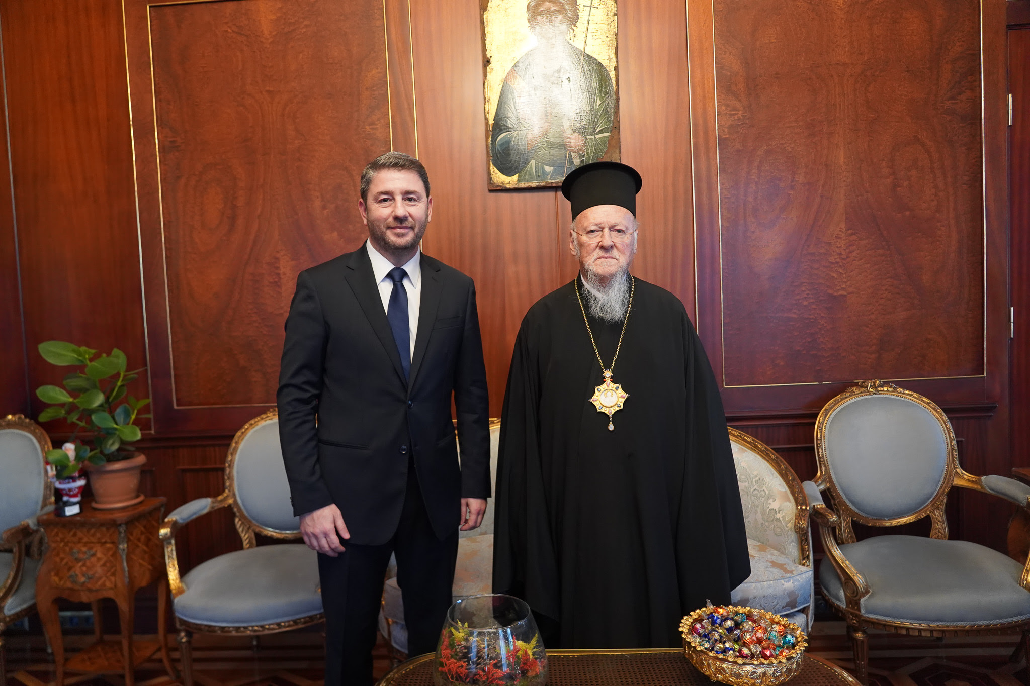 Στην Κωνσταντινούπολη ο Νίκος Ανδρουλάκης για τα Θεοφάνεια