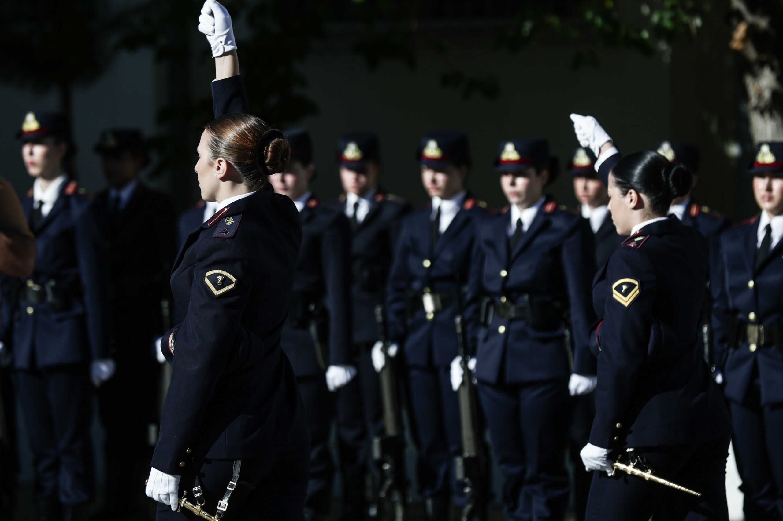 Τελετή ορκωμοσίας στη Σχολή Αξιωματικών Νοσηλευτικής παρουσία της Προέδρου της Δημοκρατίας Κατερίνας Σακελλαροπούλου, Τετάρτη 15 Νοεμβρίου 2023. 
(ΘΟΔΩΡΗΣ ΜΑΝΩΛΟΠΟΥΛΟΣ