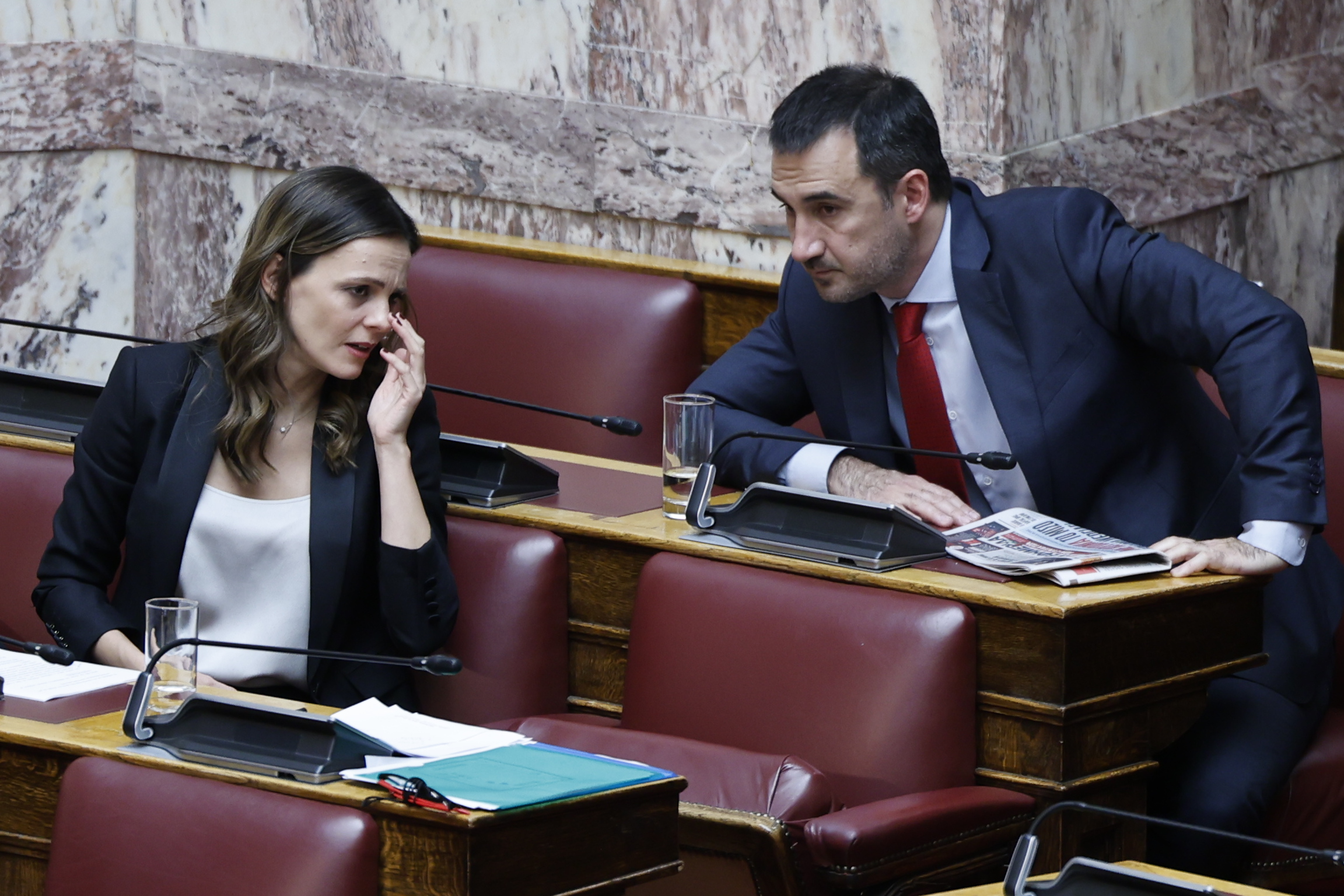 Πρώτη ημέρα της συζήτησης στην Ολομέλεια της Βουλής του σχεδίου νόμου του Υπουργείου Εθνικής Οικονομίας και Οικονομικών "Κύρωση του Κρατικού Προϋπολογισμού οικονομικού έτους 2024", Τετάρτη 13 Δεκεμβρίου 2023. 
(ΓΙΩΡΓΟΣ ΚΟΝΤΑΡΙΝΗΣ