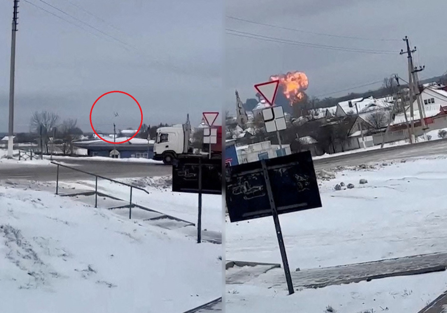 Ρωσία: Νεκροί όλοι οι επιβαίνοντες του μεταγωγικού αεροσκάφους που συνετρίβη στο Μπέλγκοροντ