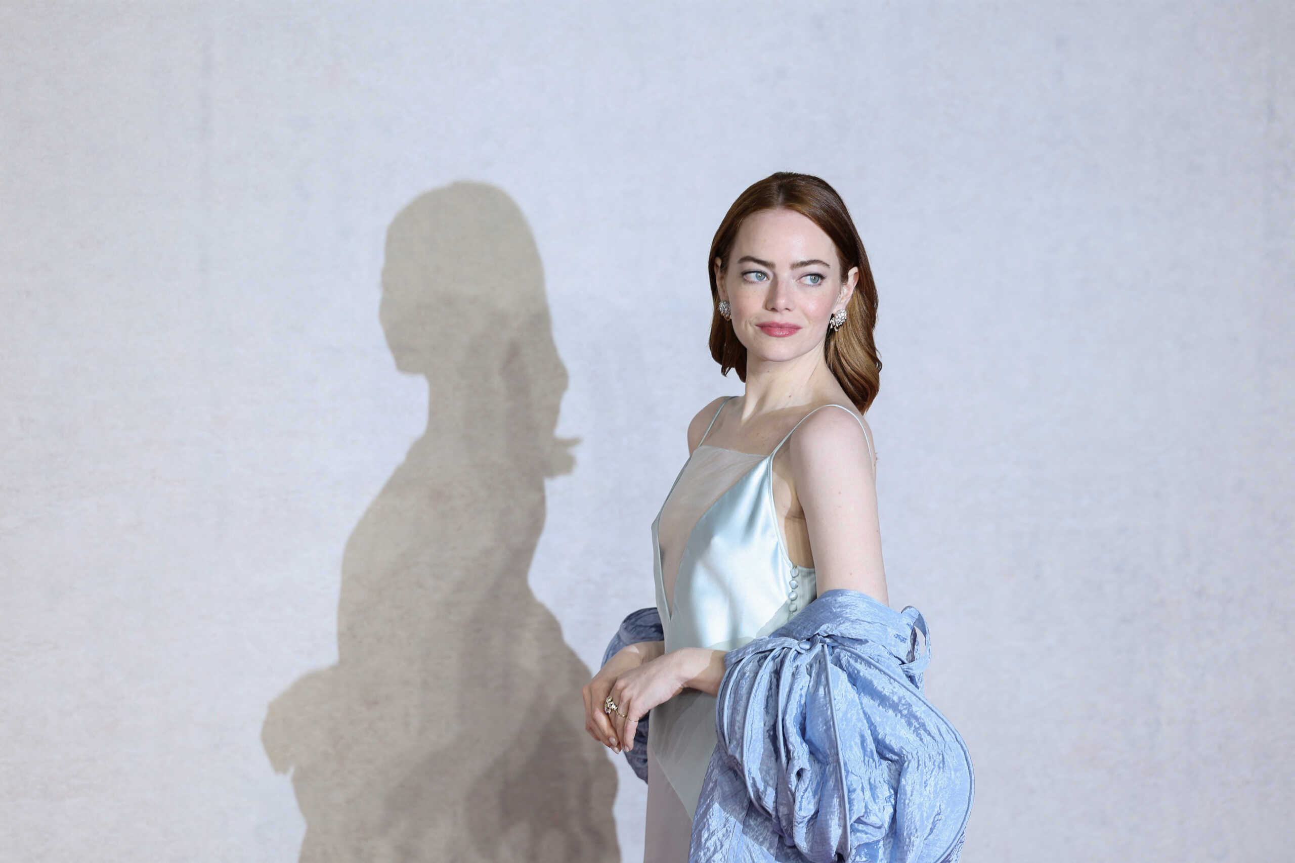 Cast member Emma Stone attends the red carpet for the premiere of the Venice Golden Lion-winning movie "Poor Things" at Barbican Centre in London, Britain, December 14, 2023. REUTERS