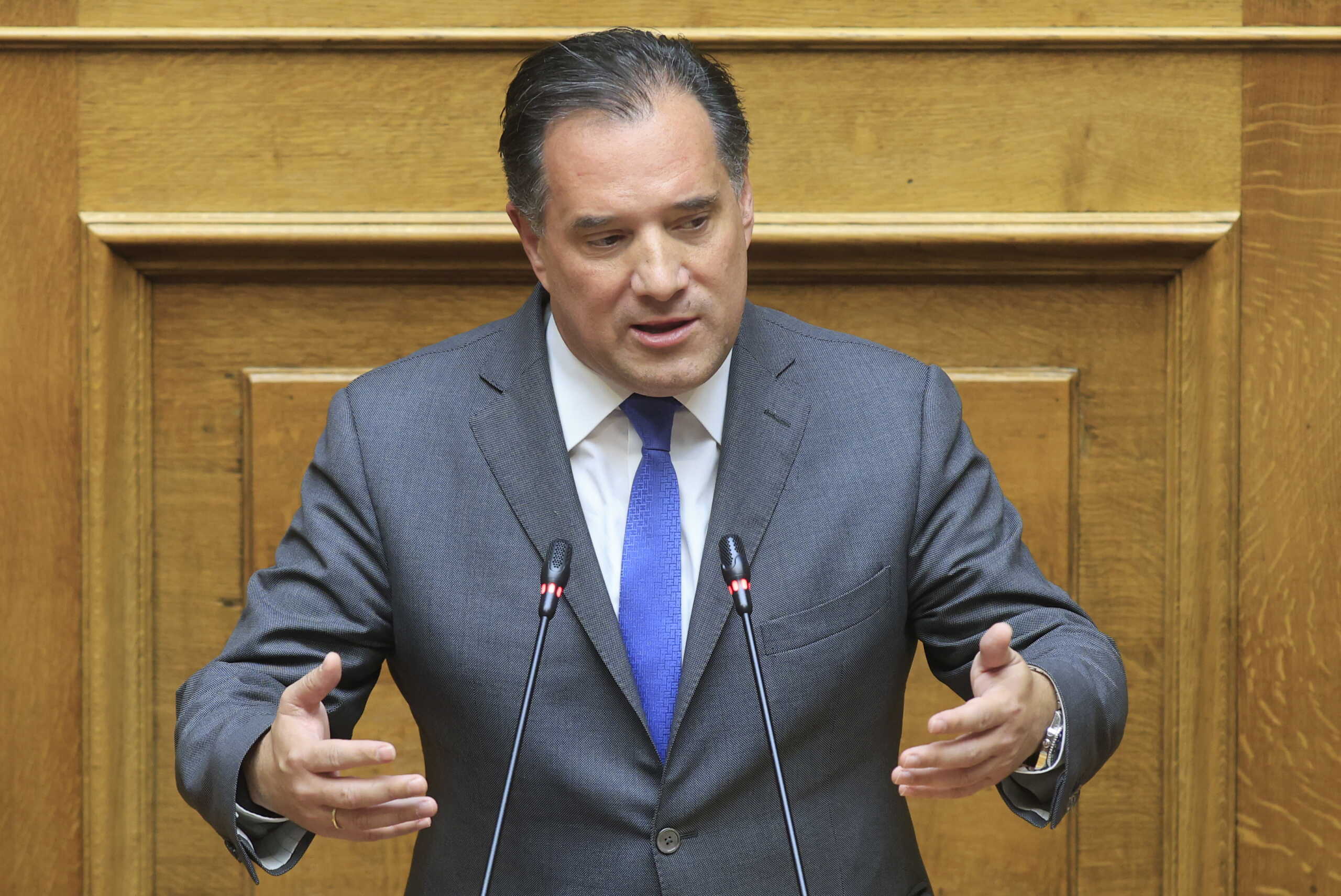 Τρίτη ημέρα της συζήτησης στην Ολομέλεια της Βουλής του σχεδίου νόμου του Υπουργείου Εθνικής Οικονομίας και Οικονομικών "Κύρωση του Κρατικού Προϋπολογισμού οικονομικού έτους 2024", Παρασκευή 15 Δεκεμβρίου 2023. 
(ΓΙΩΡΓΟΣ ΚΟΝΤΑΡΙΝΗΣ
