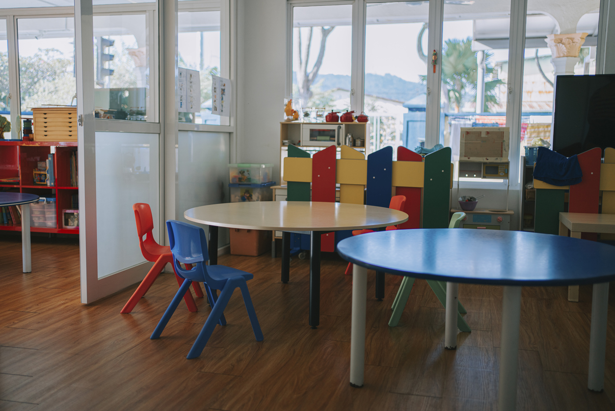 Montessori Preschool kindergarten classroom