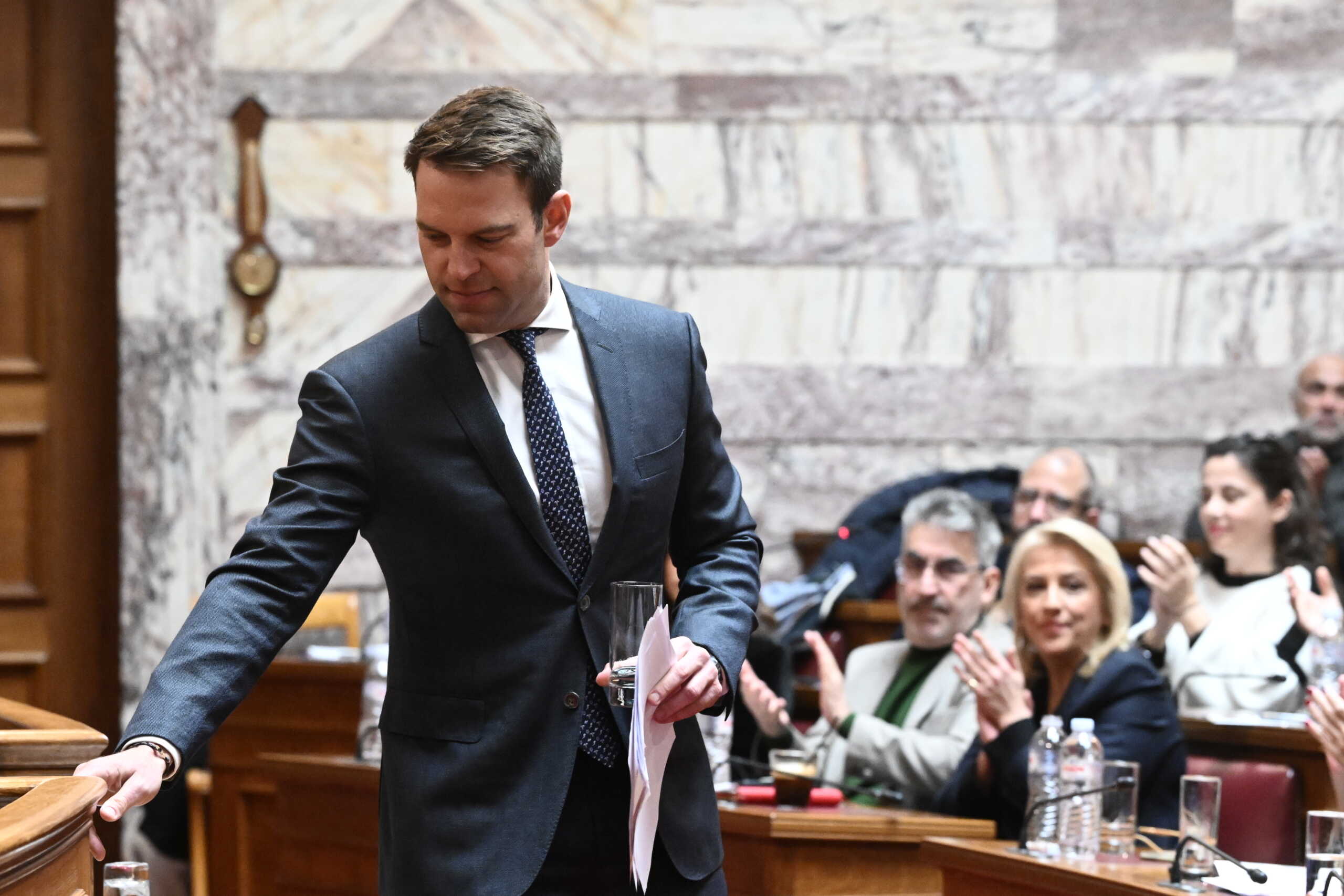 Συνεδρίαση της Κοινοβουλευτικής Ομάδας του ΣΥΡΙΖΑ - Προοδευτική Συμμαχία, στην αίθουσα της Γερουσίας στην Βουλή, Πέμπτη 30 Νοεμβρίου 2023. 
(ΤΑΤΙΑΝΑ ΜΠΟΛΑΡΗ