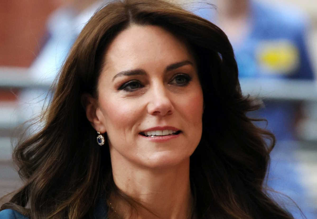epa11011914 Britain's Catherine, Princess of Wales during a visit to Evelina London Children's Hospital in London, Britain, 05 December 2023. The Princess of Wales opened a new day surgery unit at the hospital.  EPA