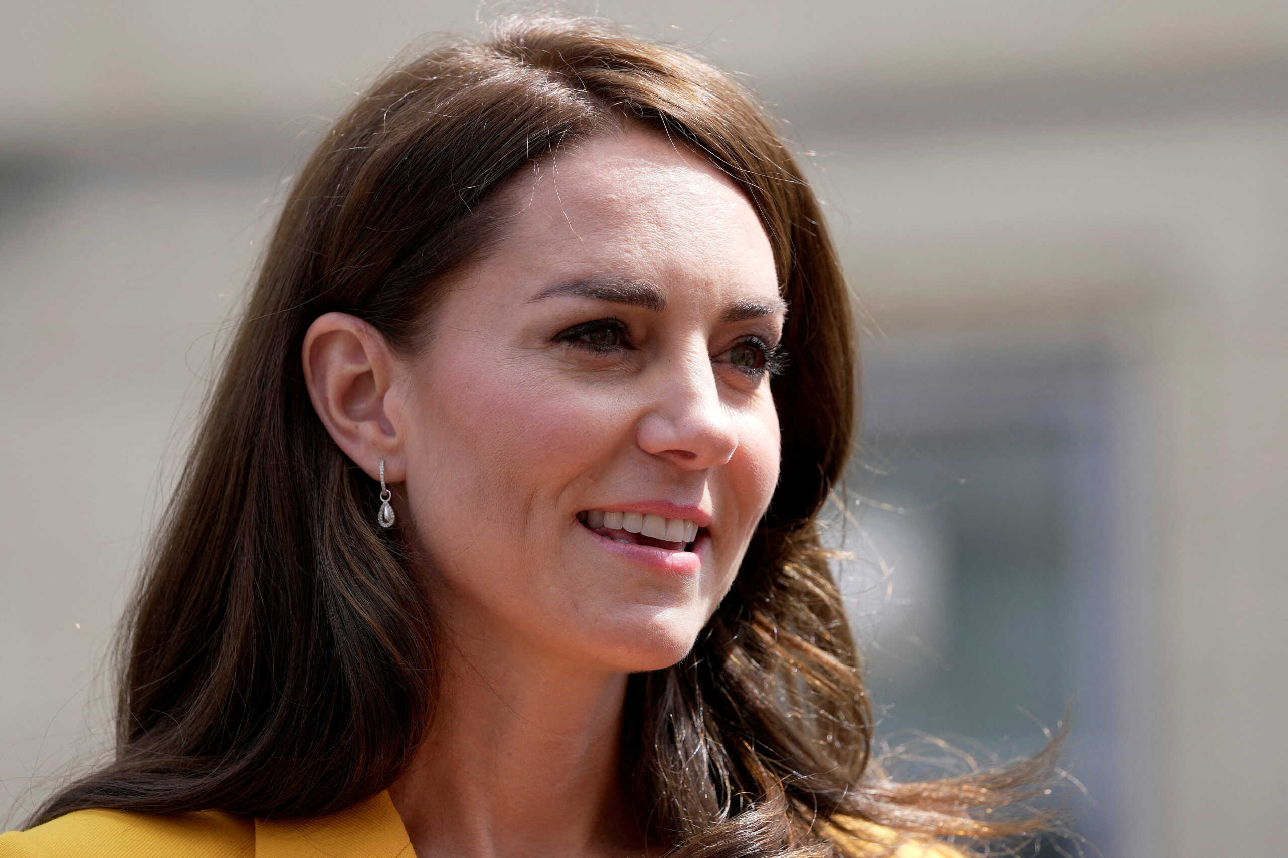 FILE PHOTO: Britain's Kate, Princess of Wales, visits the Dame Kelly Holmes Trust and meets with some of the young people that the charity supports in Bath, England, Tuesday, May 16, 2023. Kin Cheung