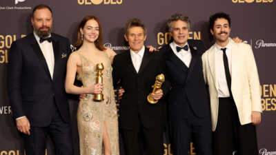 Golden Globes: Στον Λάνθιμο το βραβείο καλύτερης κωμωδίας για το «Poor Things» και Α’ Γυναικείου Ρόλου στην Έμμα Στόουν