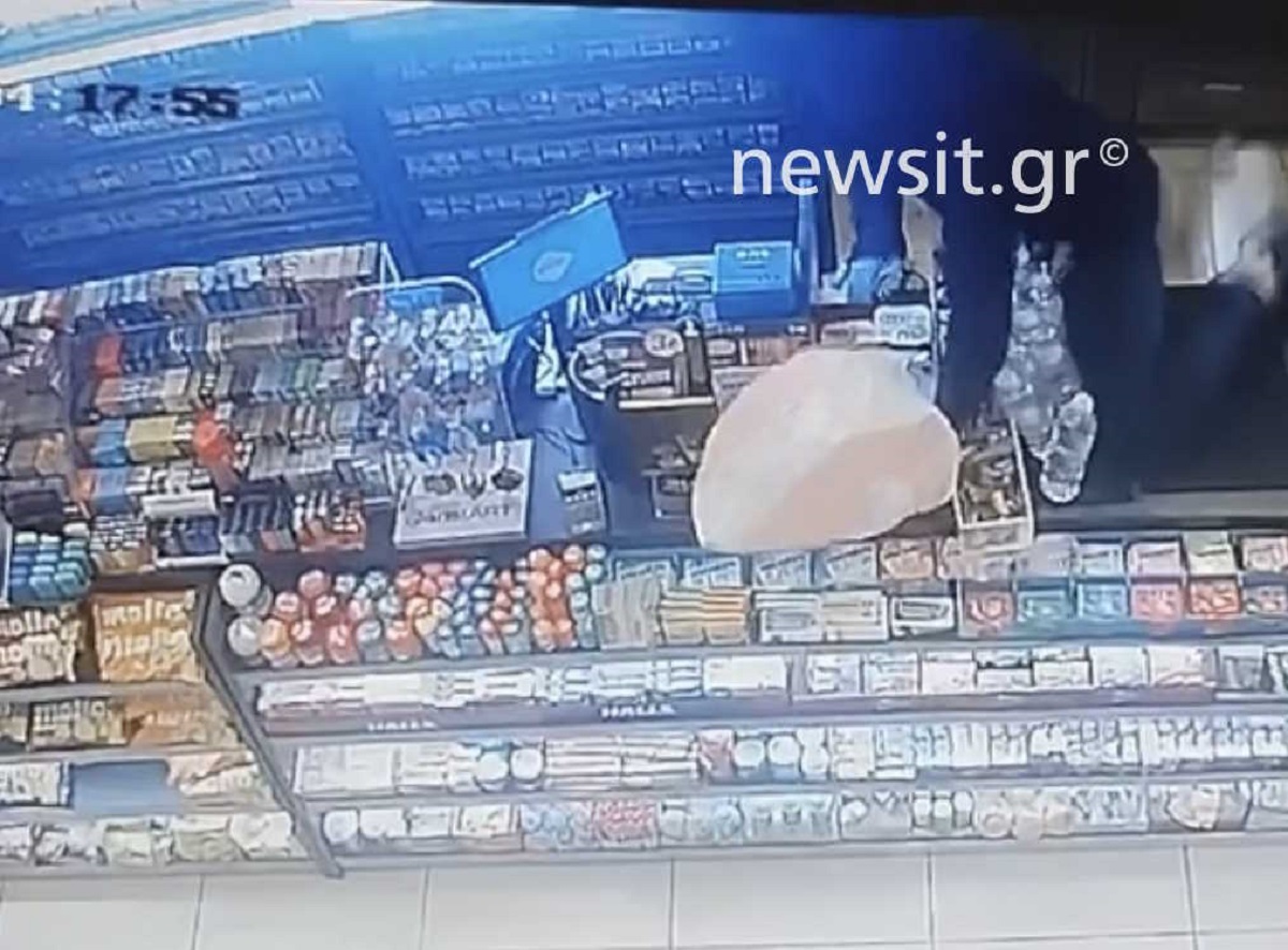 Βίντεο – ντοκουμέντο με τη ληστεία σε καφέ της Θεσσαλονίκης