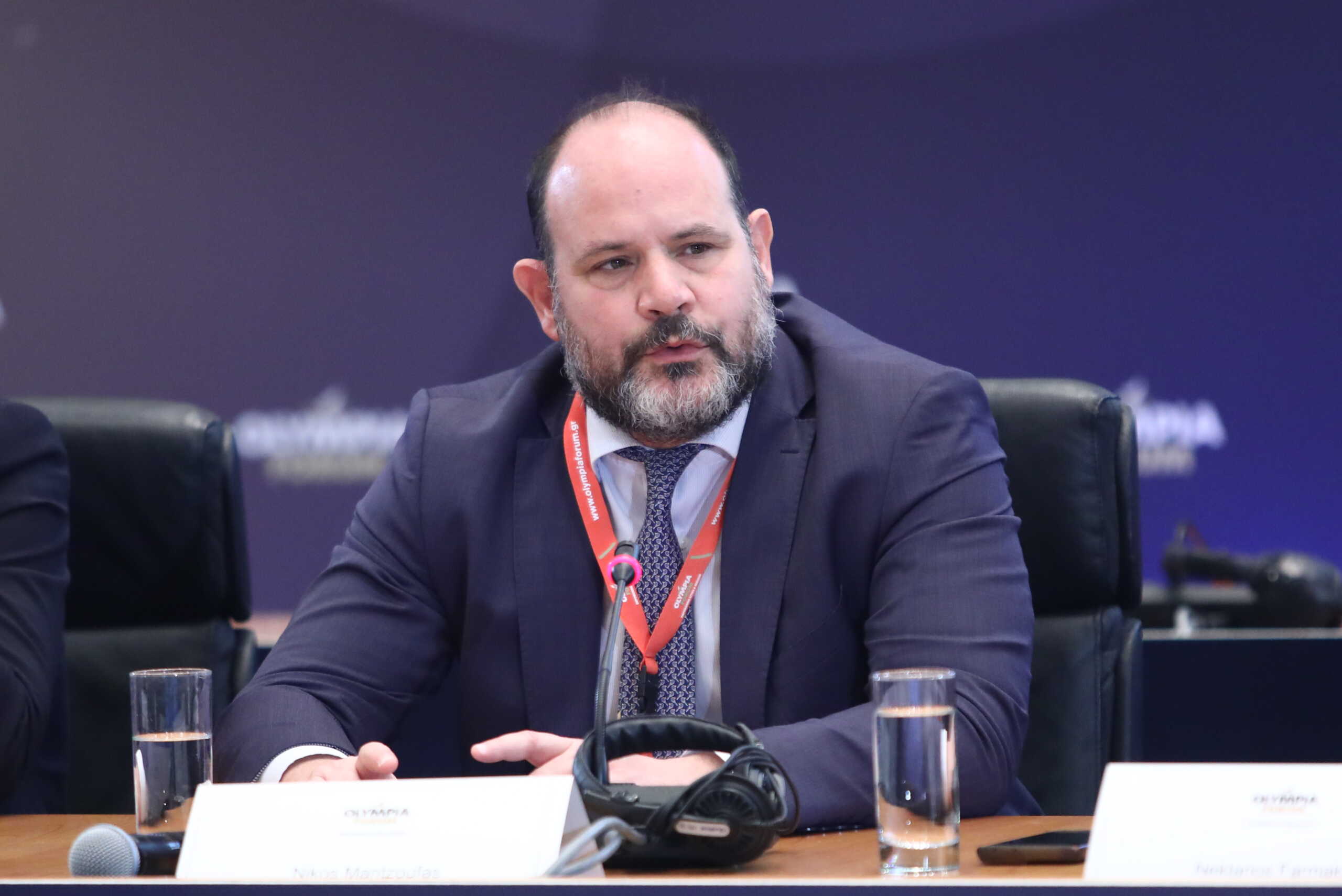 Στιγμιότυπο από τις εργασίες της πρώτης ημέρας του Olympia Forum III, το οποίο διοργανώνεται από το Οικονομικό Φόρουμ των Δελφών και την εφημερίδα ΠΑΤΡΙΣ, στο Ζάππειο Μέγαρο στην Αθήνα, Πέμπτη 20 Οκτωβρίου 2022. Ευκαιρίες στην Περιφέρεια από το Ταμείο Ανάκαμψης, Νέα Χρηματοδοτικά Εργαλεία & Περιφερειακή Ανάπτυξη, καθώς και οι ενεργειακές προκλήσεις βρέθηκαν στο επίκεντρο των συζητήσεων.
(ΓΙΑΝΝΗΣ ΠΑΝΑΓΟΠΟΥΛΟΣ