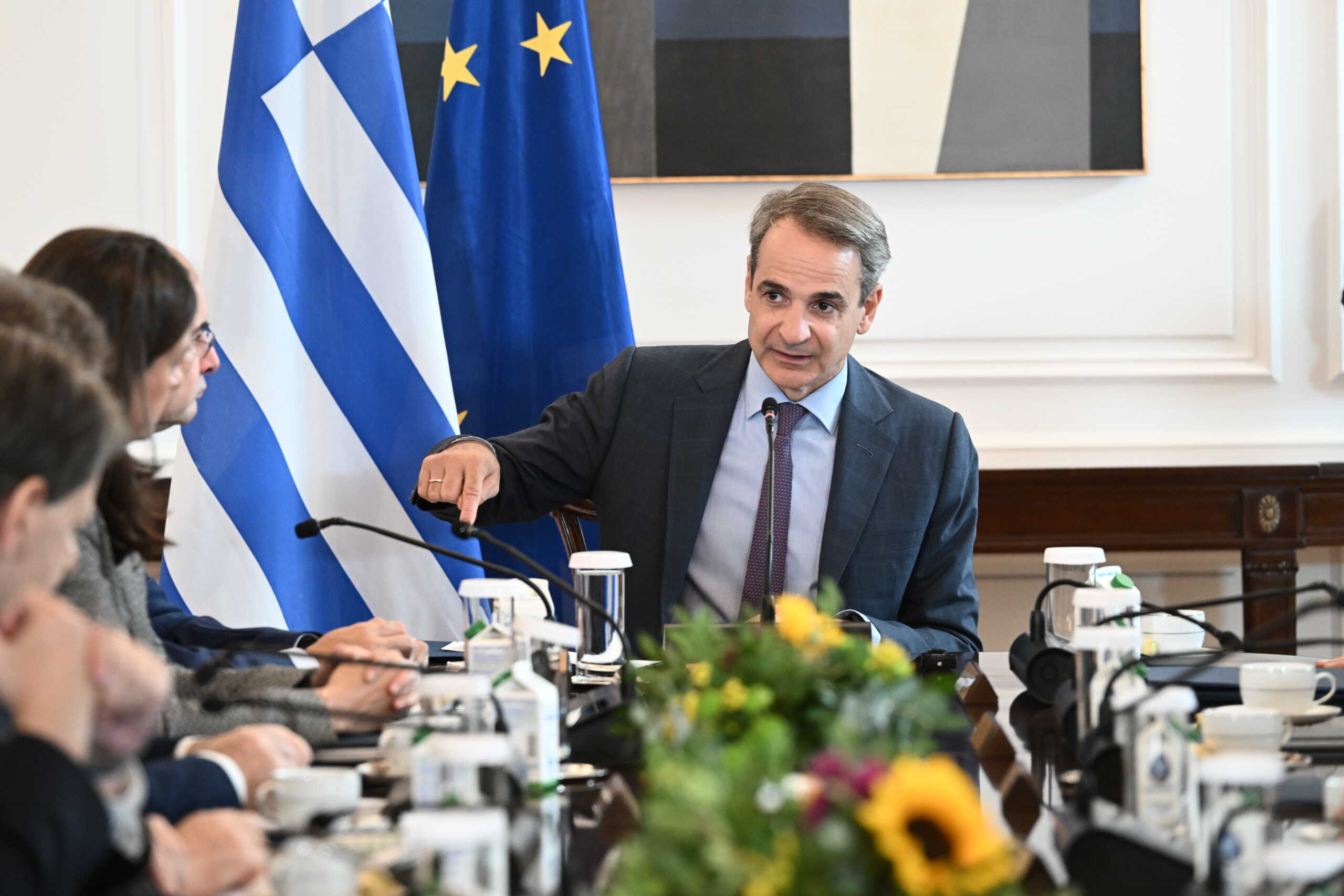 Συνεδρίαση του Υπουργικού Συμβουλίου στο Μέγαρο Μαξίμου, Τετάρτη 18 Οκτωβρίου 2023. 
(ΤΑΤΙΑΝΑ ΜΠΟΛΑΡΗ