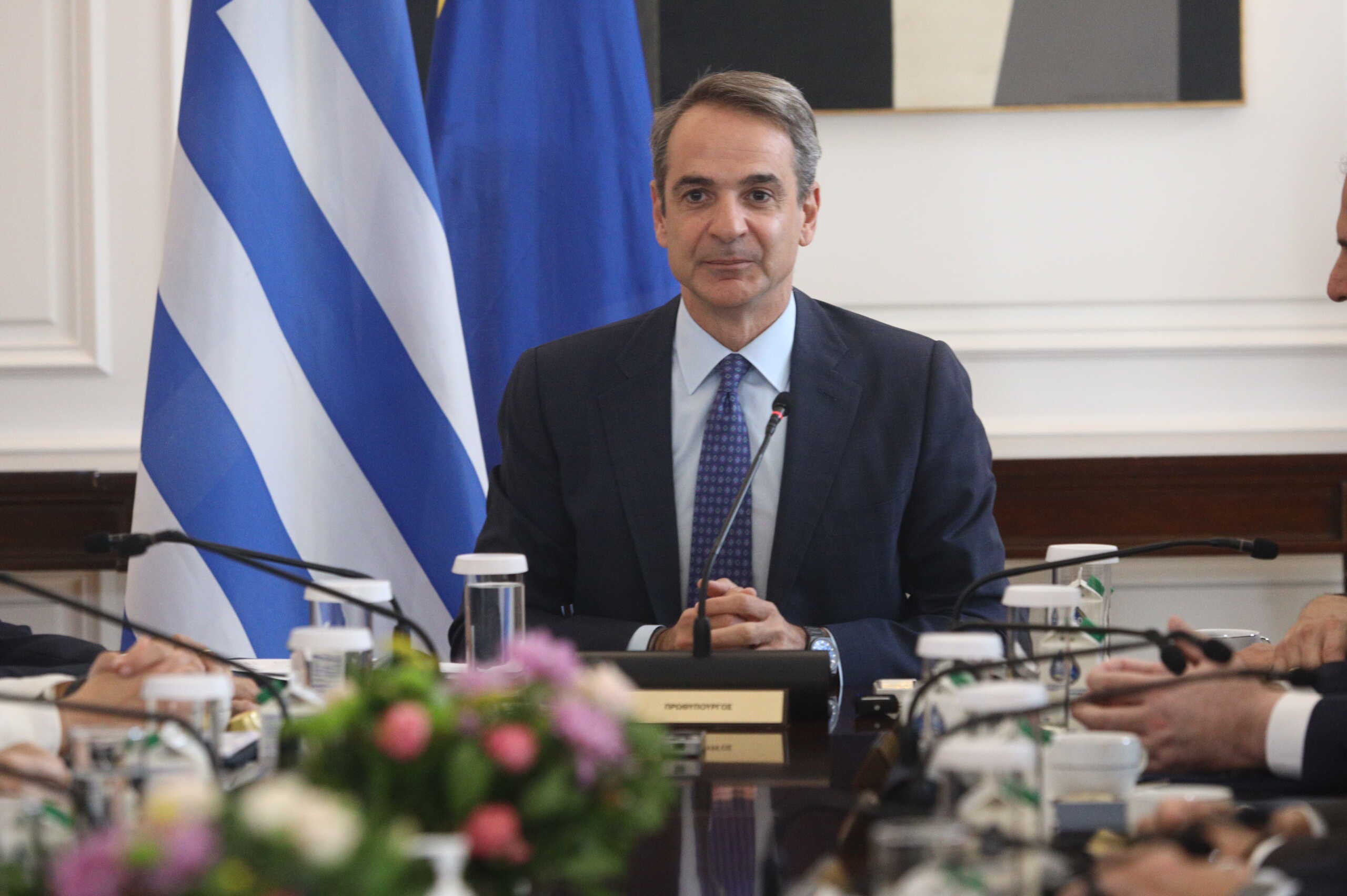 Συνεδρίαση του Υπουργικού Συμβουλίου υπό τον Πρωθυπουργό Κυριάκο Μητσοτάκη, στο Μέγαρο Μαξίμου, Πέμπτη 30 Νοεμβρίου 2023. 
(ΓΙΑΝΝΗΣ ΠΑΝΑΓΟΠΟΥΛΟΣ