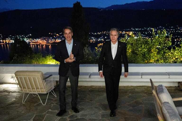 Μπλίνκεν σε Μητσοτάκη: Πιο ισχυρές από ποτέ οι σχέσεις της Ελλάδας και των ΗΠΑ - Ολοκληρώθηκε η συνάντησή τους στα Χανιά