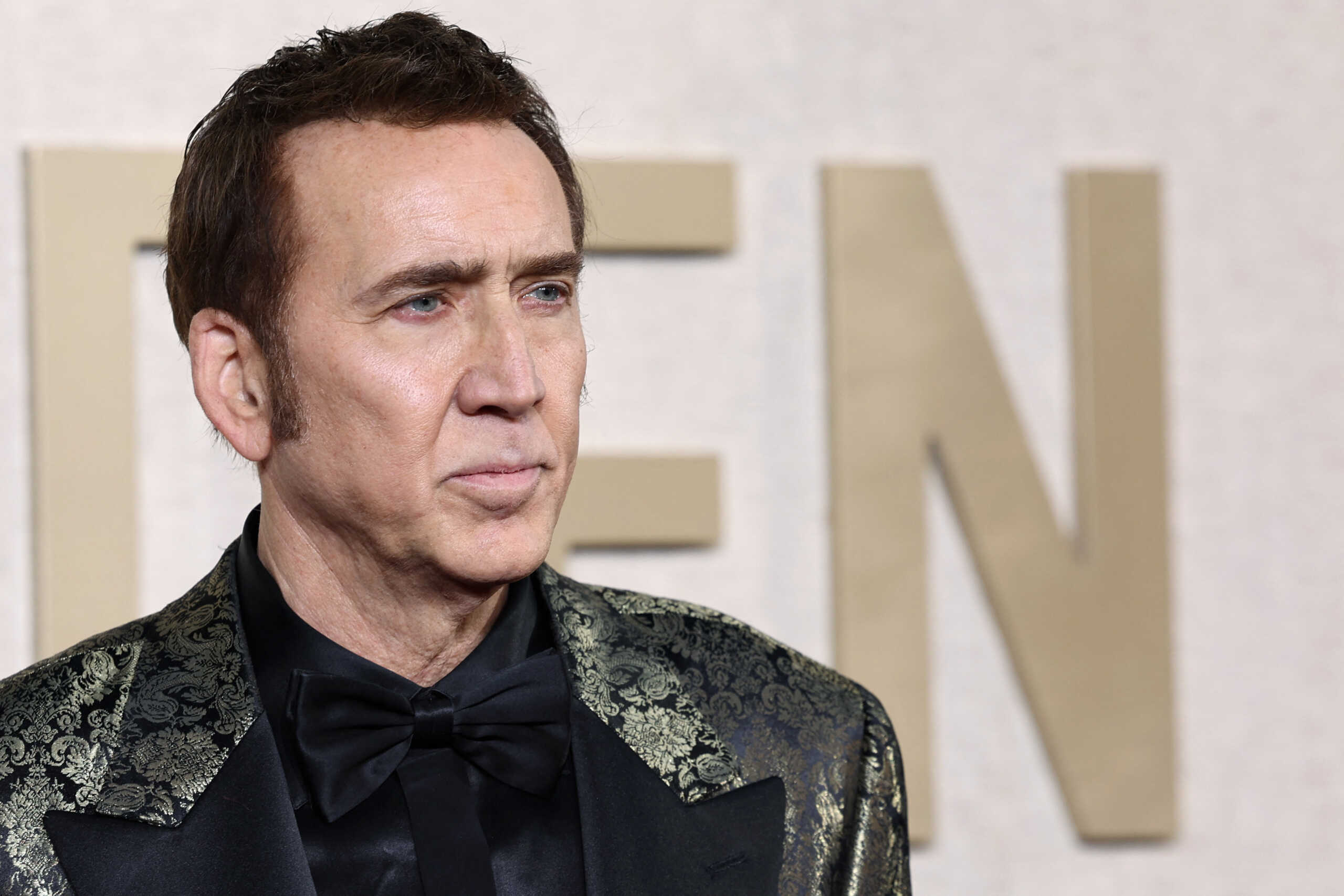 Nicolas Cage attends the 81st Annual Golden Globe Awards in Beverly Hills, California, U.S., January 7, 2024. REUTERS