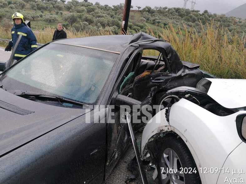 Τροχαίο με 4 τραυματίες σε σύγκρουση δύο αυτοκινήτων – Στο νοσοκομείο και 12χρονο κορίτσι