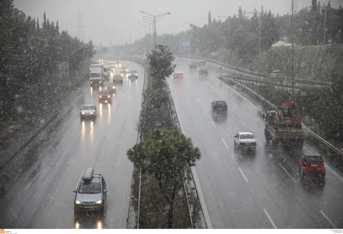 Καιρός – Θεσσαλονίκη: Κανονικά η κυκλοφορία φορτηγών και λεωφορείων στην Περιφερειακή Οδό