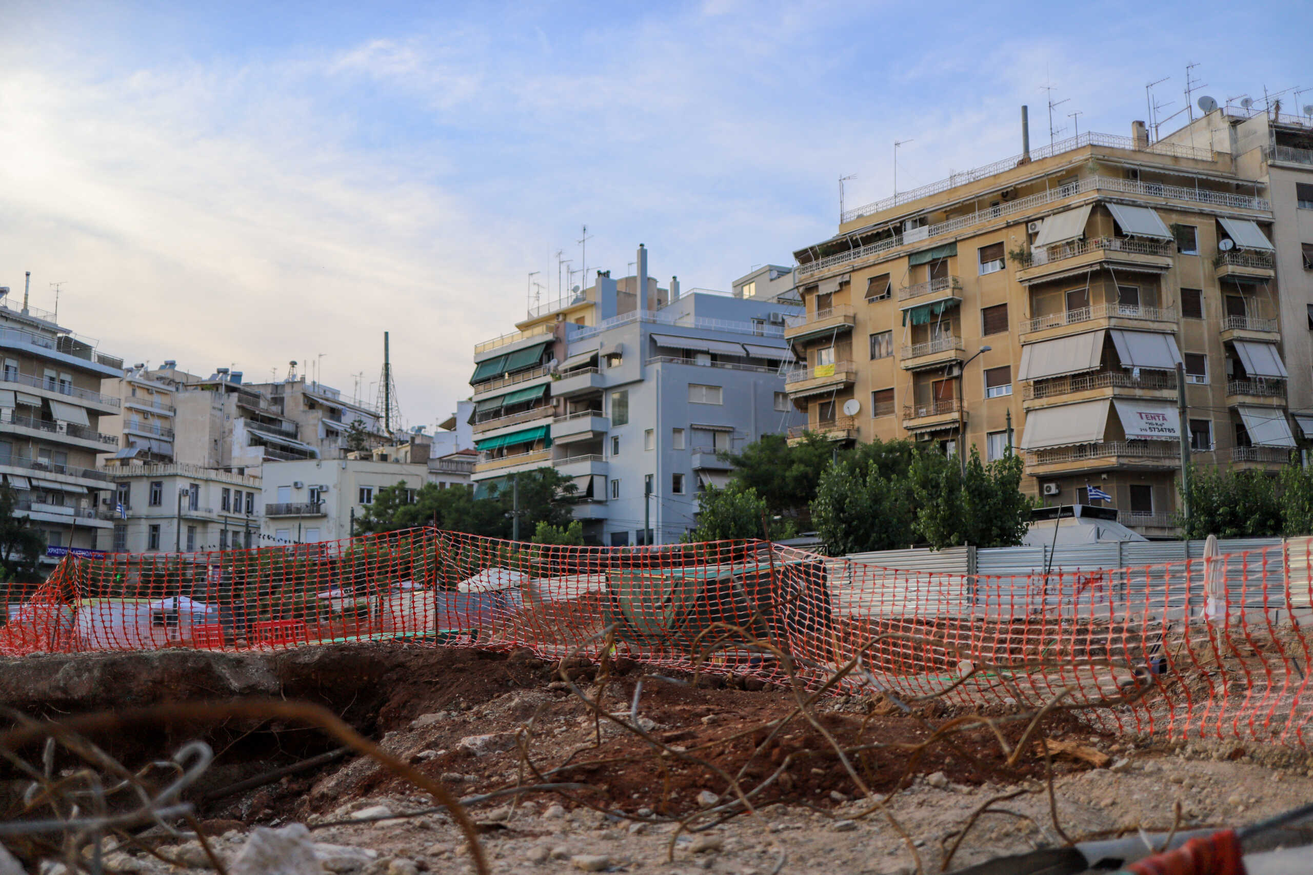 Έργα για την γραμμή 4 του μετρό στην πλατεία Κυψέλης (ΑΡΓΥΡΩ ΑΝΑΣΤΑΣΙΟΥ