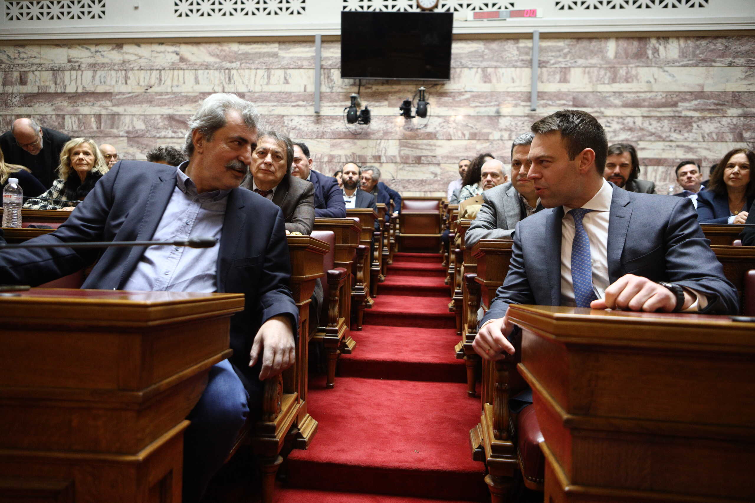 Συνεδρίαση της Κοινοβουλευτικής Ομάδας του ΣΥΡΙΖΑ - Προοδευτική Συμμαχία, Κυριακή 17 Δεκεμβρίου 2023. 
(ΓΙΑΝΝΗΣ ΠΑΝΑΓΟΠΟΥΛΟΣ