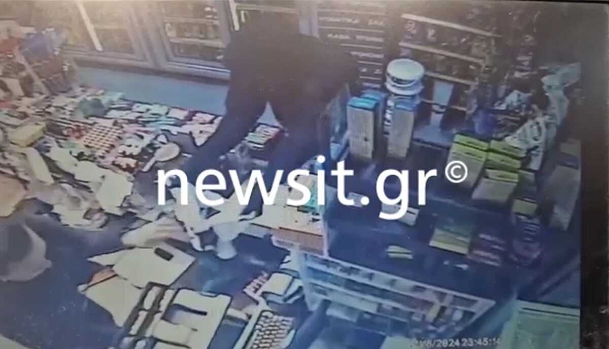 Ληστεία σε ψιλικατζίδικο στη Θεσσαλονίκη – Καρέ καρέ οι κινήσεις του δράστη, απείλησε την υπάλληλο