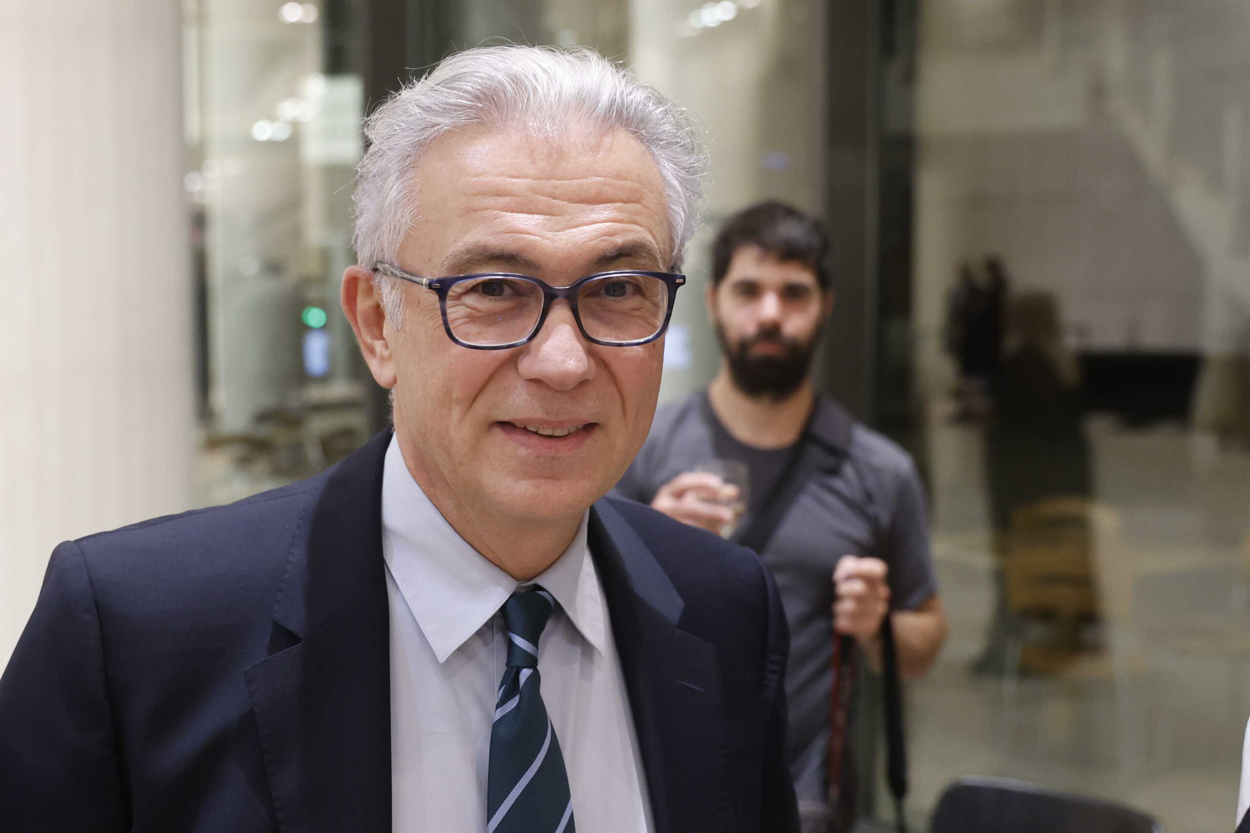 Εκδήλωση μνήμης για τη Μαριέττα Γιαννάκου που διοργάνωσε η Πανελλαδική Οργάνωση Γυναικών "Παναθηναϊκή", με κεντρικό ομιλητή τον πρώην πρωθυπουργό Κώστα Καραμανλή στο Μέγαρο Μουσικής Αθηνών, Δευτέρα 6 Νοεμβρίου 2023. 
(ΓΙΩΡΓΟΣ ΚΟΝΤΑΡΙΝΗΣ