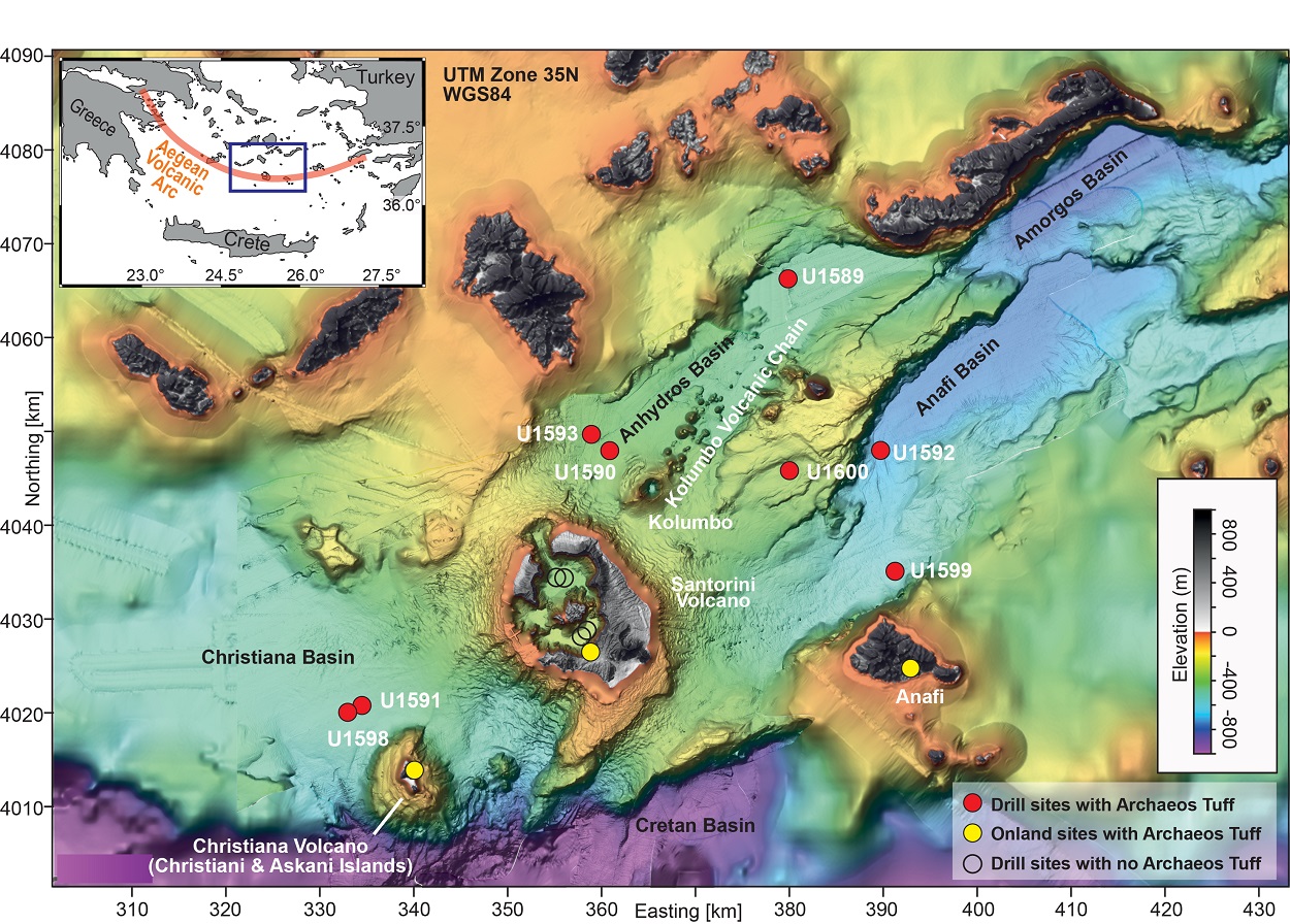 Σαντορίνη: Άγνωστη υποθαλάσσια ηφαιστειακή έκρηξη έφεραν στο φως οι έρευνες