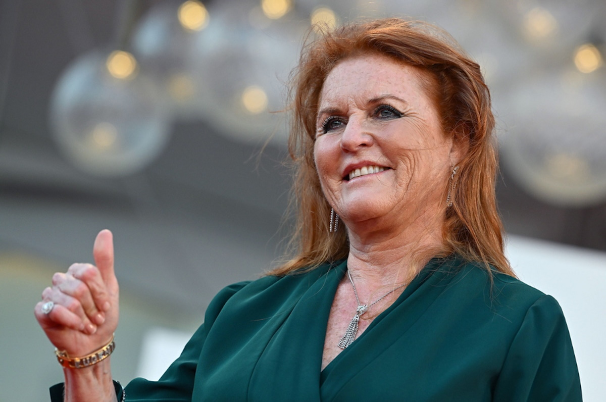 epa10167985 British Sarah Ferguson, Duchess of York arrives for the premiere of 'The Son' during the 79th annual Venice International Film Festival in Venice, Italy, 07 September 2022. The movie is presented in the official competition 'Venezia 79' at the festival running from 31 August to 10 September2022.  EPA