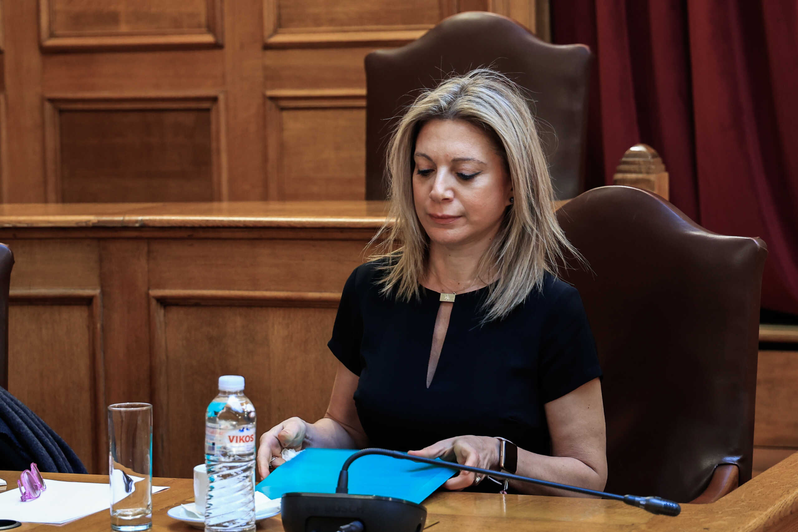 Συνεδρίαση της Εξεταστικής Επιτροπής για "τη διερεύνηση του εγκλήματος των Τεμπών και όλων των πτυχών που σχετίζονται με αυτό", Τετάρτη 24 Ιανουαρίου 2024. 
(ΓΙΩΡΓΟΣ ΚΟΝΤΑΡΙΝΗΣ