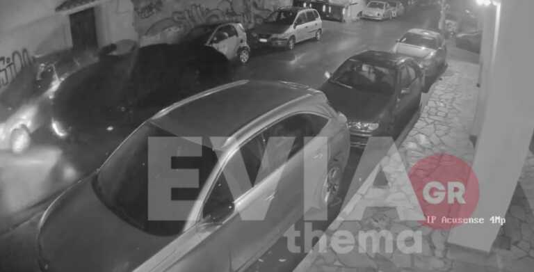 Σοκαριστικό τροχαίο στην Εύβοια με ανατροπή αυτοκινήτου - Δείτε το βίντεο με τη στιγμή του ατυχήματος