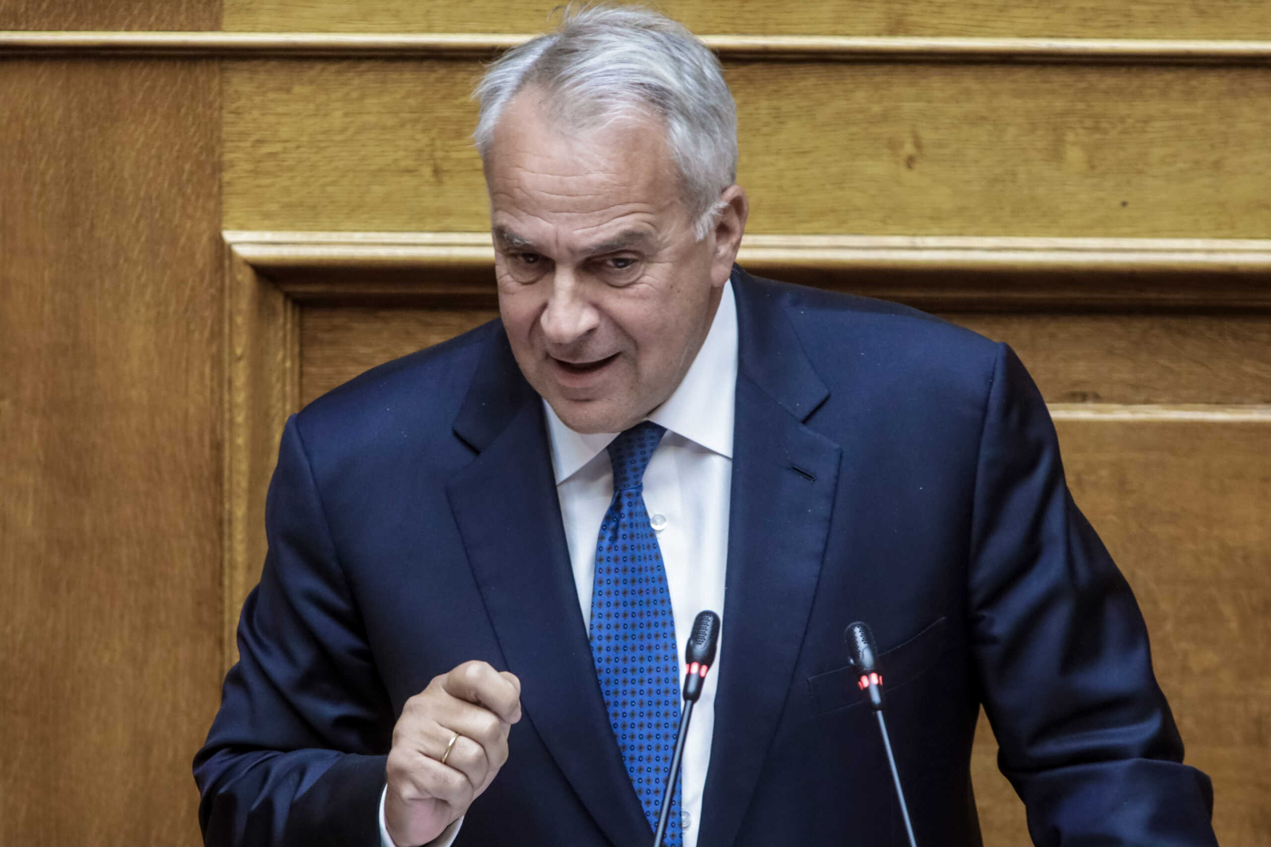 Συζήτηση και λήψη απόφασης, επί της πρότασης που κατέθεσαν ο Πρόεδρος της Κοινοβουλευτικής Ομάδας του ΚΚΕ Δημήτρης Κουτσούμπας και οι Βουλευτές του κόμματός του, για σύσταση Εξεταστικής Επιτροπής με θέμα "Τη διερεύνηση του εγκλήματος των Τεμπών και όλων των πτυχών που σχετίζονται με αυτό", Τετάρτη 15 Νοεμβρίου 2023. 
(ΣΤΟΛΗΣ ΠΑΝΑΓΙΩΤΗΣ
