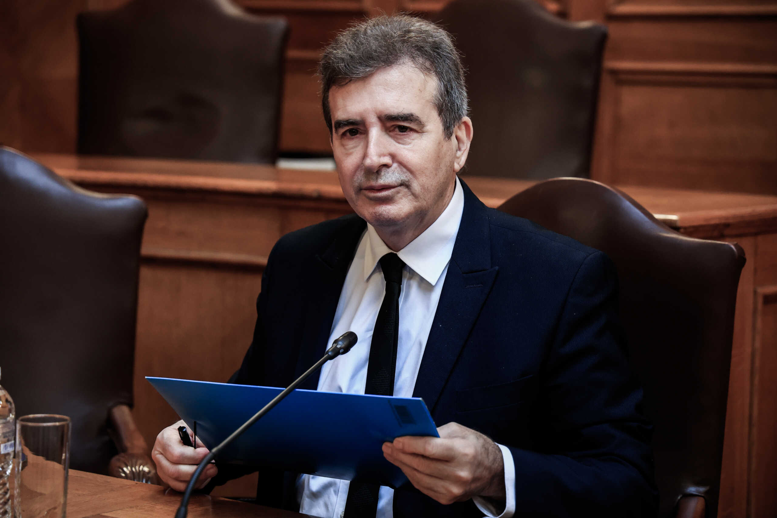 Συνεδρίαση της Εξεταστικής Επιτροπής για "τη διερεύνηση του εγκλήματος των Τεμπών και όλων των πτυχών που σχετίζονται με αυτό", Τετάρτη 10 Ιανουαρίου 2024. 
(ΓΙΩΡΓΟΣ ΚΟΝΤΑΡΙΝΗΣ