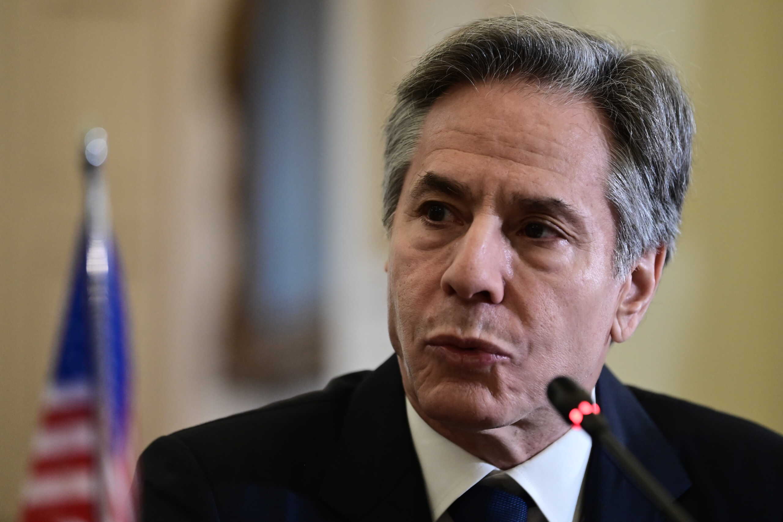 Συνάντηση του υπουργού Εξωτερικών, Νίκου Δένδια με τον Αμερικανό ομόλογό του, Antony Blinken, στο υπουργείο Εξωτερικών, Τρίτη 21 Φεβρουαρίου 2023.
(ΜΙΧΑΛΗΣ ΚΑΡΑΓΙΑΝΝΗΣ