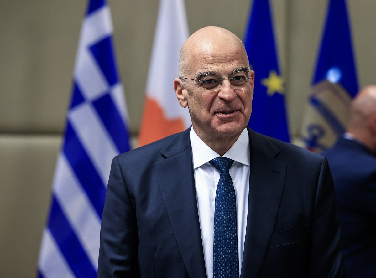 Συνάντηση του υπουργού Εθνικής Άμυνας, Νίκο Δένδια με τον ομόλογό του της Κυπριακής Δημοκρατίας, Βασίλη Πάλμα, στο Υπουργείο Εθνικής Άμυνας, Δευτέρα 29 Ιανουαρίου 2024.
(ΓΙΩΡΓΟΣ ΚΟΝΤΑΡΙΝΗΣ