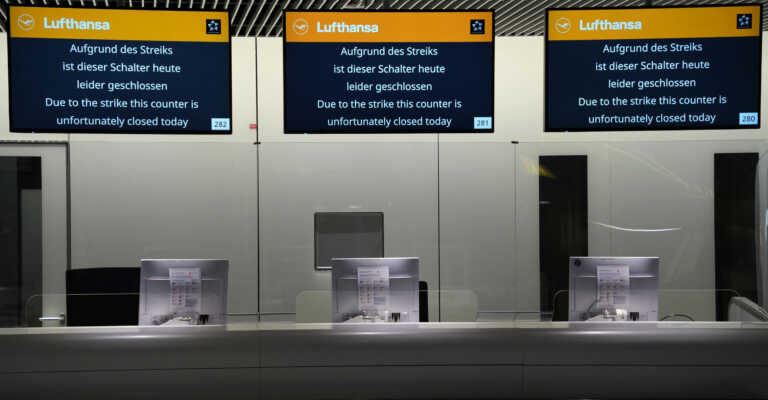 Απεργία του προσωπικού της Lufthansa στη Γερμανία - Ακυρώνονται τουλάχιστον 800 πτήσεις