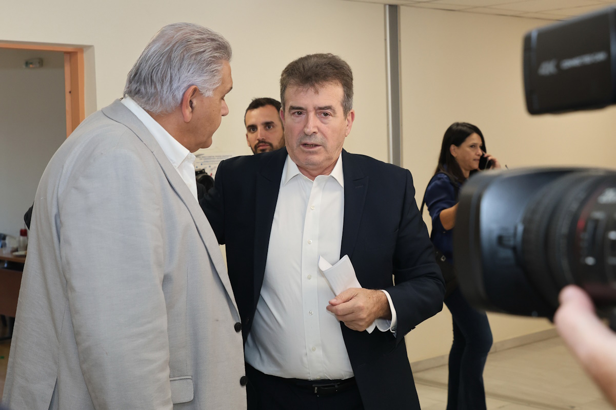 Επίσκεψη του υπουργού Υγείας Μιχάλη Χρυσοχοΐδη στο Ηράκλειο Κρήτης, Δευτέρα 16 Οκτωβρίου 2023. 
(ΣΤΕΦΑΝΟΣ ΡΑΠΑΝΗΣ